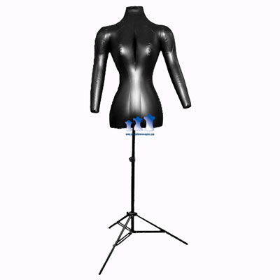 Inflatable Female Torso with Arms, with MS12 Stand
